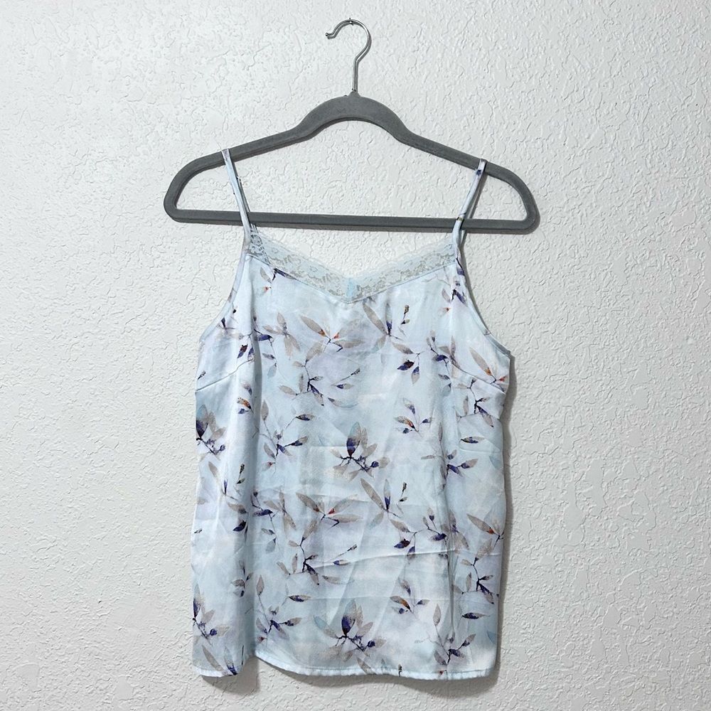 Sincerely Jules floral cami top blue size small